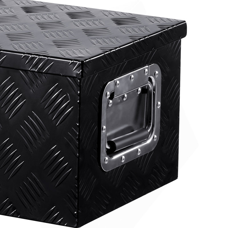 Boîte à outils 20 po x 12 po x 9,5 po en aluminium robuste pour camionnette