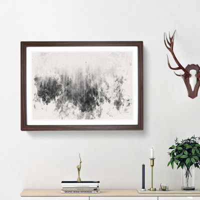 Moody Forest in Misurina Italy - Framed Print