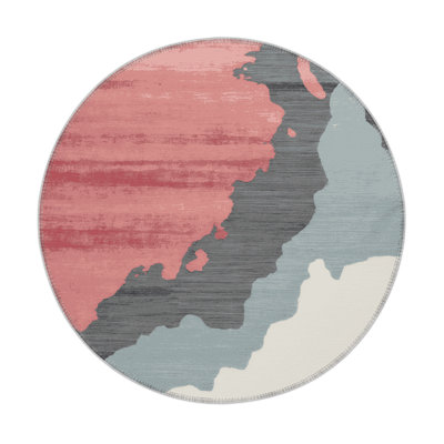 Watercolor Brown Indoor and Outdoor Area Rug