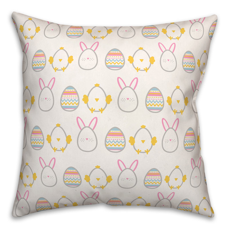  Housse et insert de coussin décoratif en polyester, 16 po x 16 po