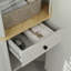 Armoire de rangement sur pied autoportante avec 1 porte