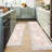 European-Inspired Floral Hallway Runner Rug with Non-Slip Rubber Backing, Machine Washable Polypropylene Accent Rug-858105908