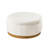 Lessman 35" W Solid Wood Round Ottoman with Flip Top Tray-117205059