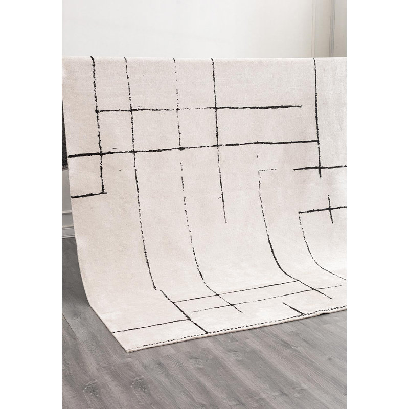Rapture Abstract Area Rug, Rectangle 6'7" x 8'3"