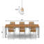 Luminaire suspendu en dôme 7,5 po Beachy White Dome - Bay Isle Home ™