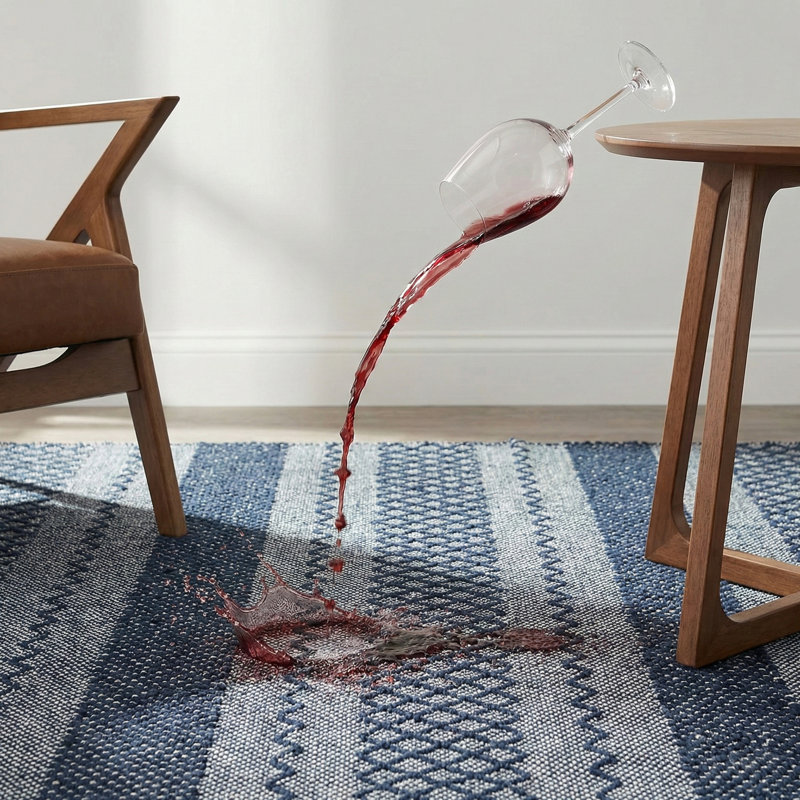 Adryana Machine Washable Area Rug Living Room Bedroom Bathroom Kitchen Pet Friendly Stain Resistant, Rectangle 8' x 10'