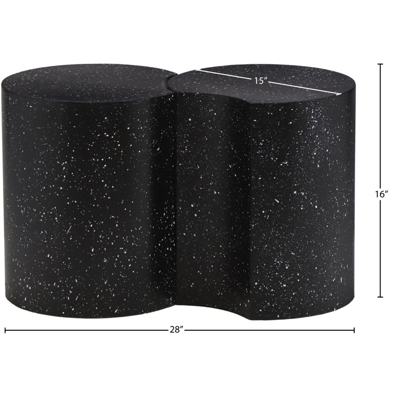 Table de bout Ismah, Noir