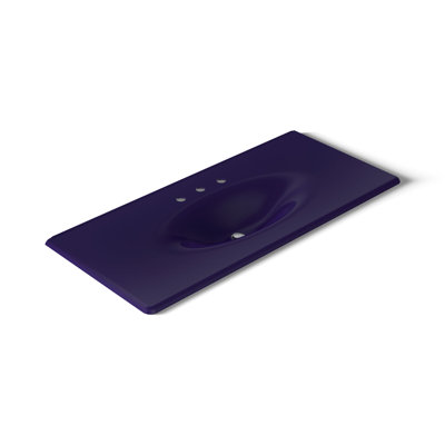 Plateau de meuble-lavabo simple 50 po Iron Impressions®