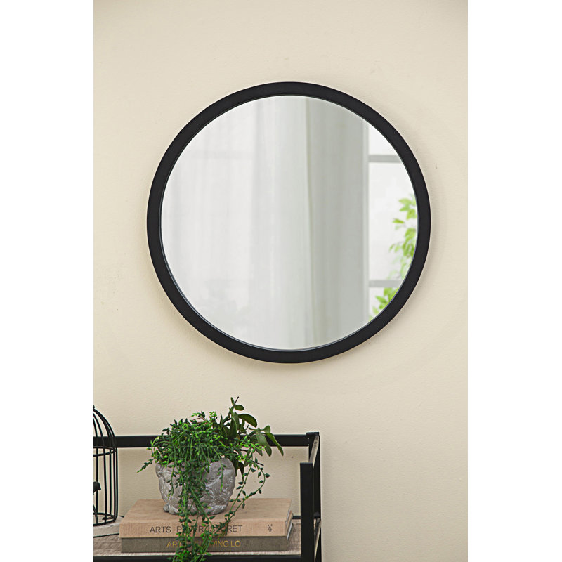 Miroir mural 20 "X 20", Noir