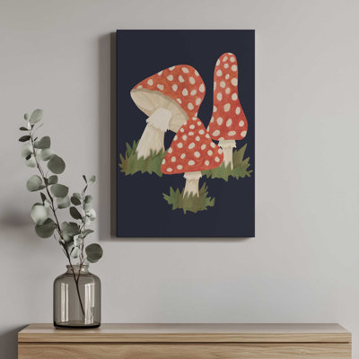 Poison Mushrooms By Artlovepassion Canvas Art Print