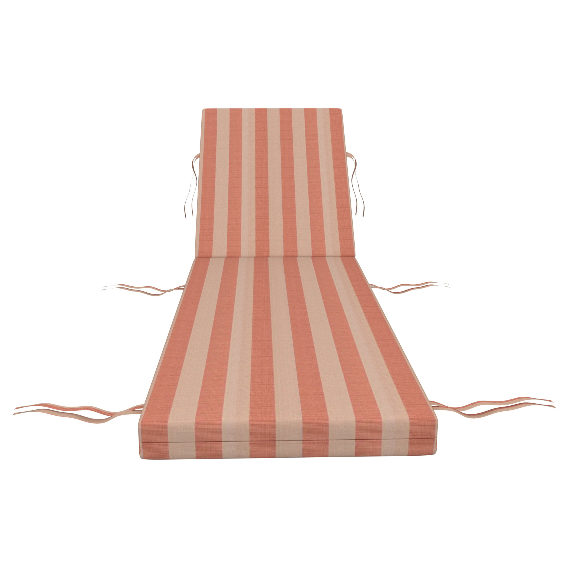 Lani Sunbrella Outdoor Chaise Lounge Cushion, Expressive Blush, 21" W x 50" D