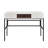 Verster Black Finish Writing Desk W/USB-2101758353