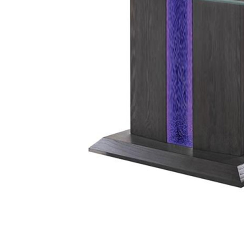 Table basse Olvin au fini gris