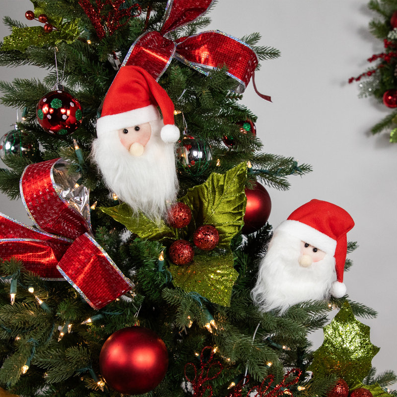 Ensemble de 2 coussins de Noël en peluche 18 "