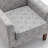 Patterned Polyester Blend Armchair