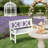 Nordic Style Bench,Wooden Garden Bench