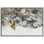 Art, reproduction de giclée sur toile encadrée, "Red Fox Chased by Hound in Snow"-568191078-568191079