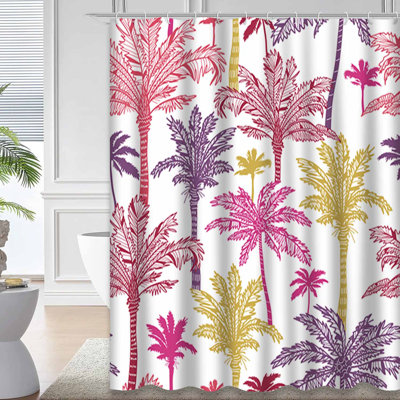 Rideau de douche Palm Tree