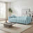 83.4" Mid-Century Sofa Couch, 3 Seater Sofa With Two Pillows-1757017548