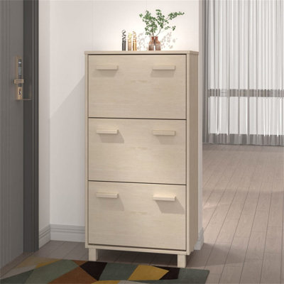 18 Pair Flip Down Shoe Storage