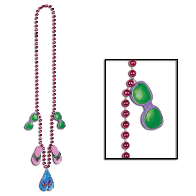 Perles avec médaillons