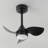 Albini 22" Contemporary Minimalist 6-Speed Metal Mobile-App/Remote-Controlled Dimmable Smart Integrated LED Ceiling Fan-1479792548-1479792552
