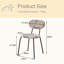 Cotton Blend Upholstered Metal Stacking Accent-1019107265