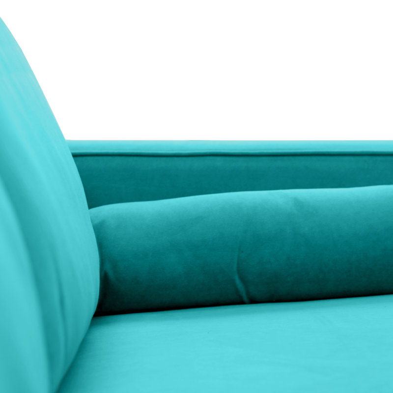 Georgio 3 Seater Velvet Sofa, Turquoise