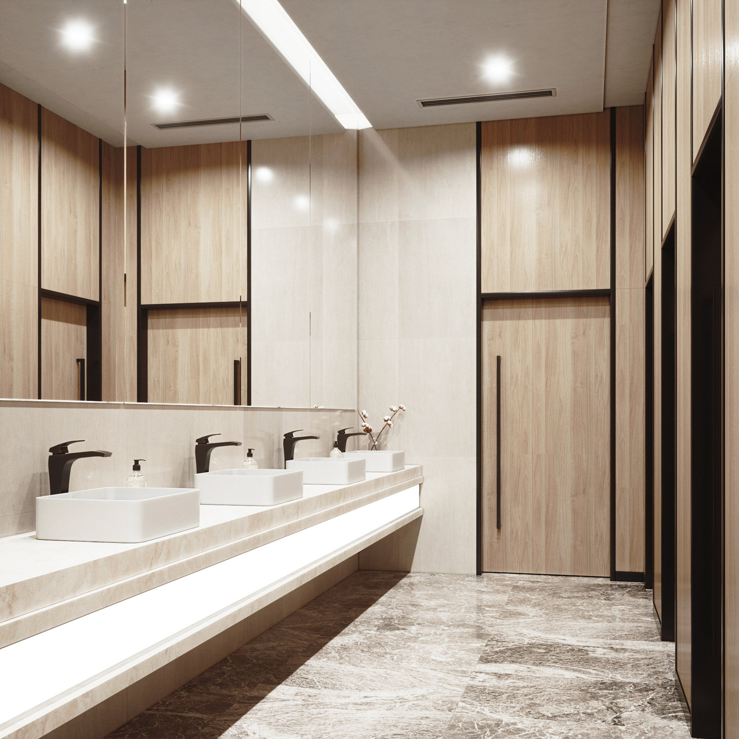 Jasmine Rectangular Vessel Bathroom Sink