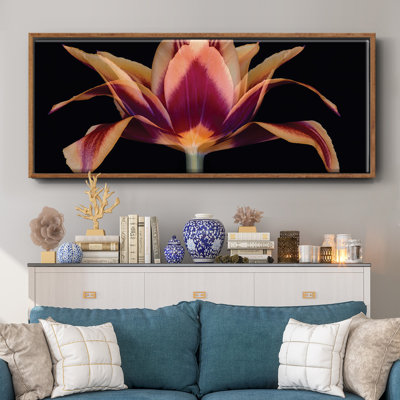 Red Tulip- Framed Canvas