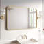 Élégant miroir encadré en aluminium avec coin arrondi pour une décoration intérieure élégante-513305239-513305233-512941711