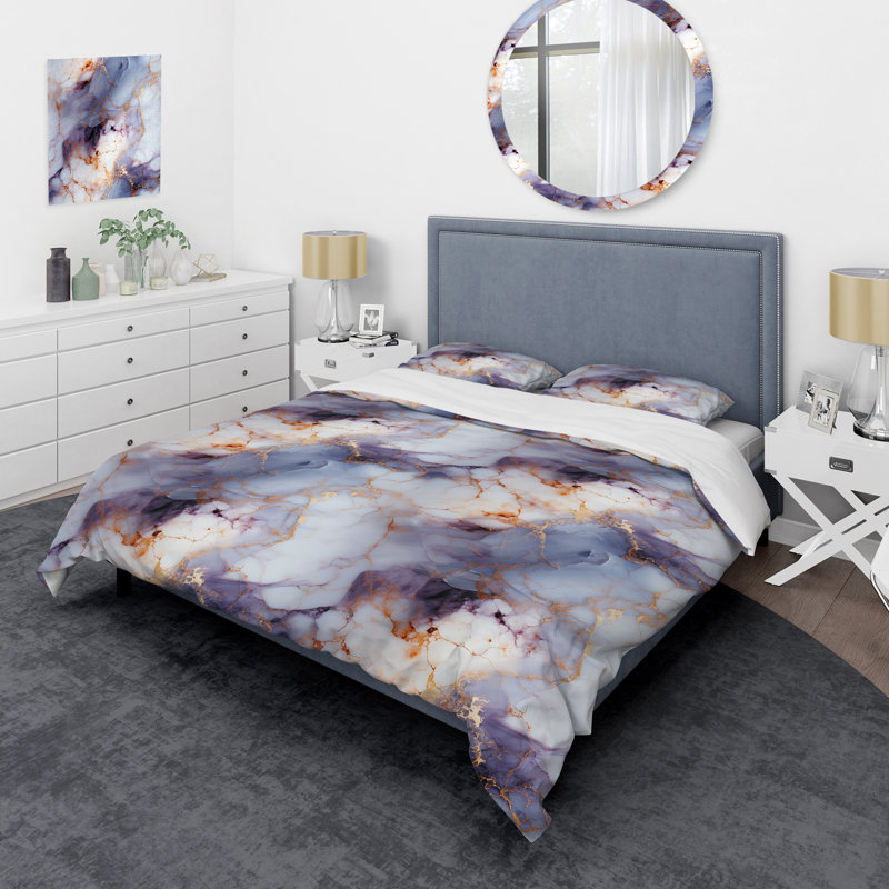 Literie Enchanted, Housse de couette pour très grand lit et 2 très