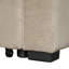 Canapé-lit escamotable en forme de L 82,6 po avec roulettes, ports USB, prises de courant pour le salon-1531440295