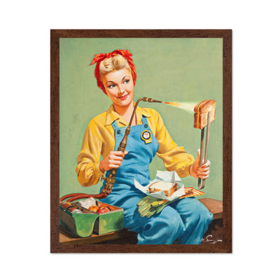 Rosie the Riveter fait du fromage grillé