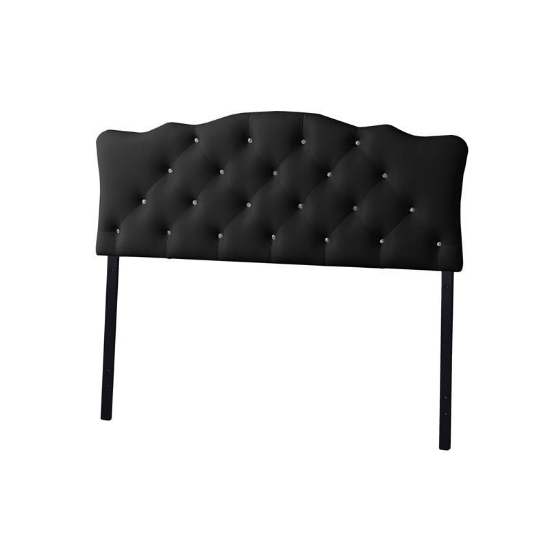 Michelly Upholstered Headboard, Black