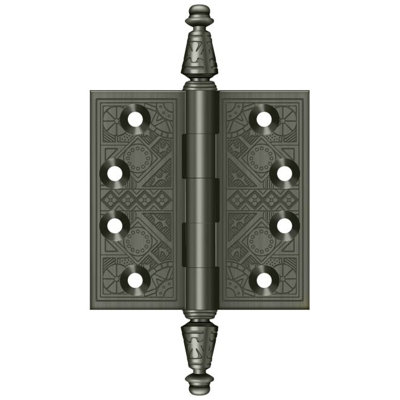 Charnières carrées en nickel antique Deltana DSBP35U15A 3-1 / 2 "x 3-1 / 2"