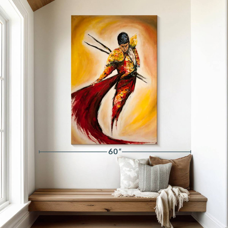 Leisha The Matador, 51" H x 34" W