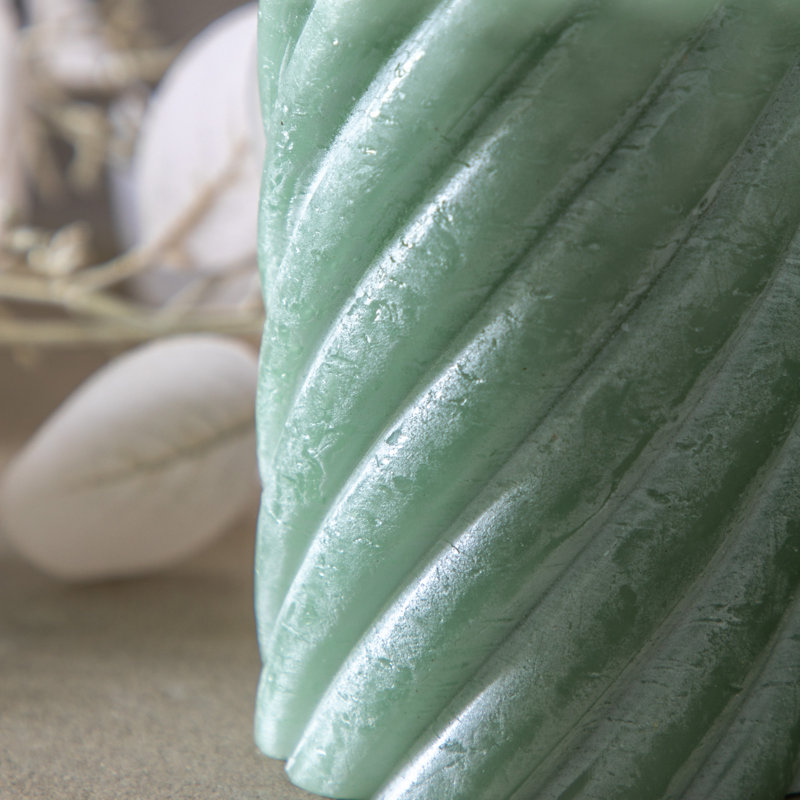 Vanilla Pillar Scented Pillar Candle, 20" x 7.50", Sage 