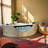 59" Corner Jetted Bathtub With 6 Jets, Ul Pump, And Lights, Ideal For Relaxing Unwinding 2 - Person Spa Tub Hydro Adjust System, Comfortable , Promoting Relaxation Well Being