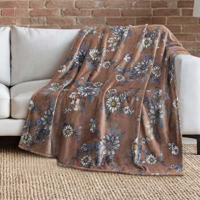 Lucky Brand 50" x 70" Plush Throw Blankets
