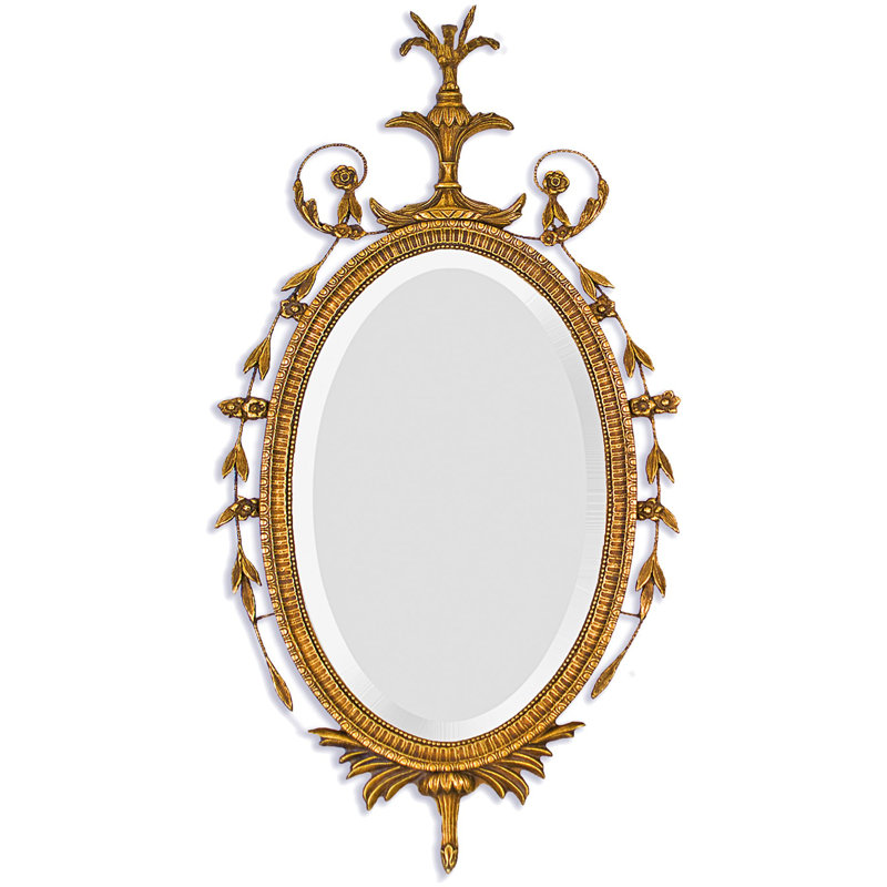 Miroir d’appoint biseauté traditionnel the Earl Gowrie, 54 po x 32 po
