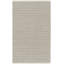 Tapis ivoire / gris en coton tissé à plat à la main Bester-20947103