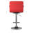 Tristia Swivel Upholstered Adjustable Height Counter Stool with Metal Frame-25232080