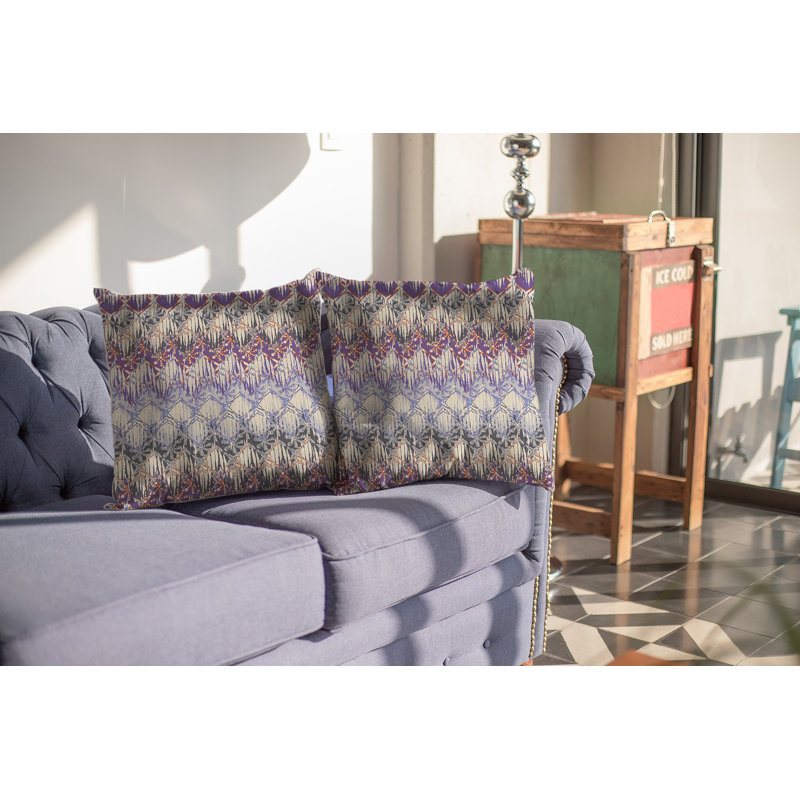 Coussin intérieur à glissière Hatches Broadcloth, Magenta pâle, H 26 po x l 26 po