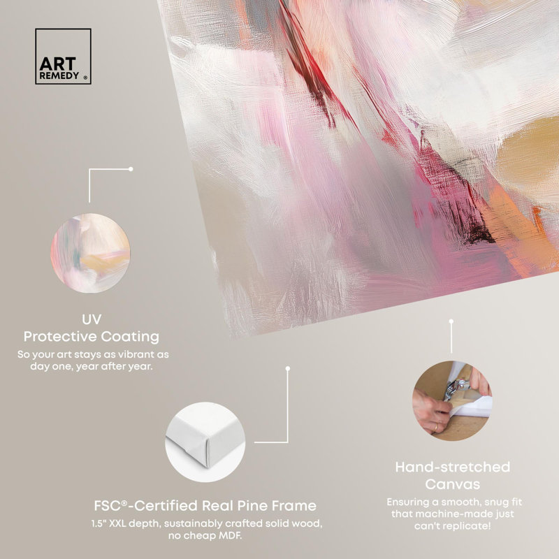 «Soft Swirls II», reproduction sur toile par Art Remedy, H 24 po x l 20 po, Gallery Wrapped