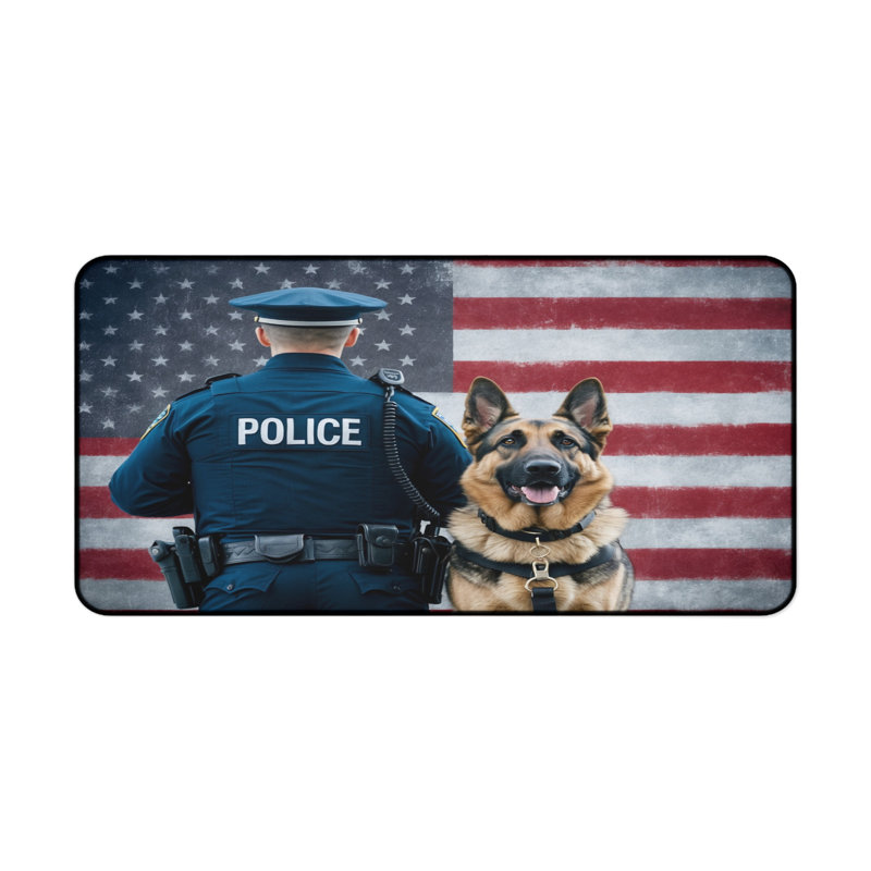 Polyester Desk Pad, 14.4x12.1