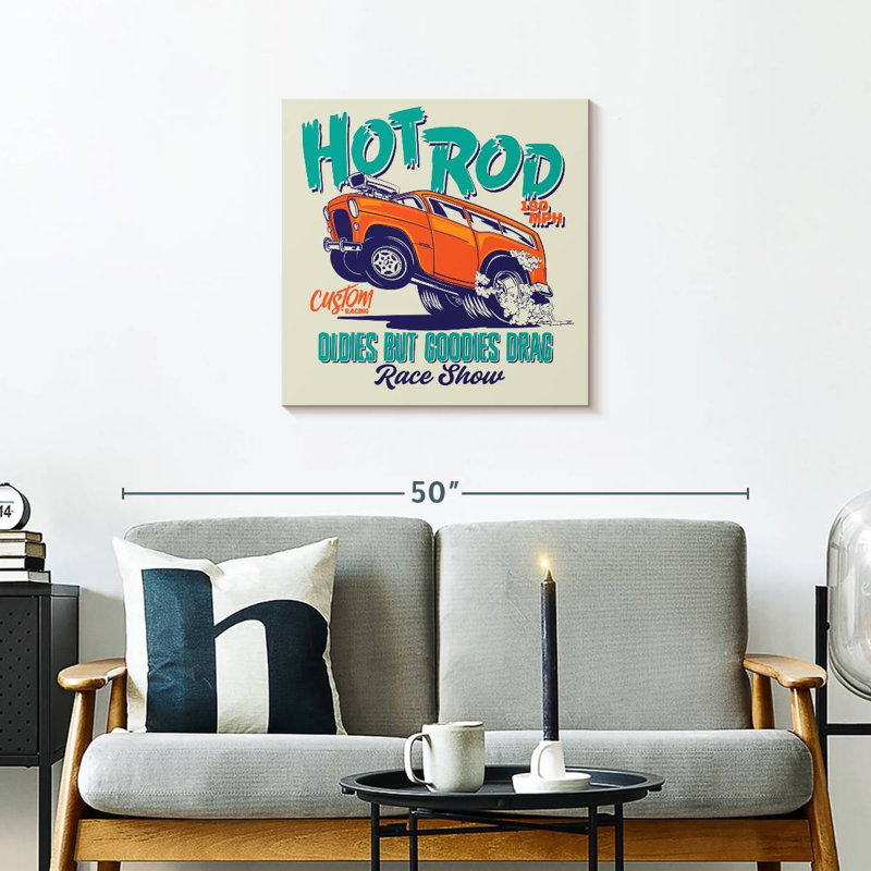 Affiche du Hot Rod Race Show, H 24 po x l 24 po