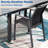 Calliana Patio Dining Set with Extendable Dining Table and Fully Assembled Stackable Chairs-91592064-100710285