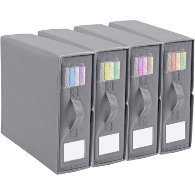 Houshery Bed Sheet Organizers Fabric Storage Bag