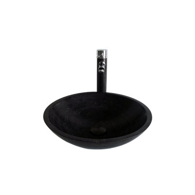 Legion Furniture " Stone Circular Bathroom Sink with Faucet